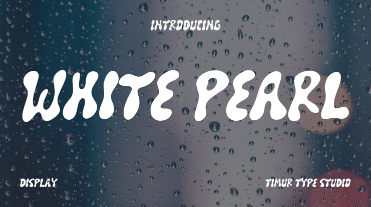 White Pearl Font : Download Free for Desktop & Webfont