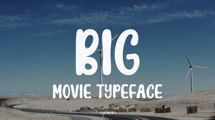 Big Movie Font