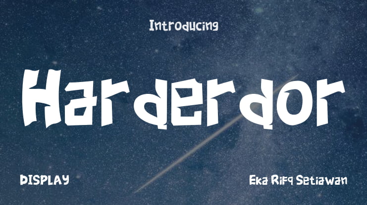 Harderdor Font