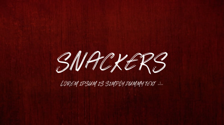 Snackers Font