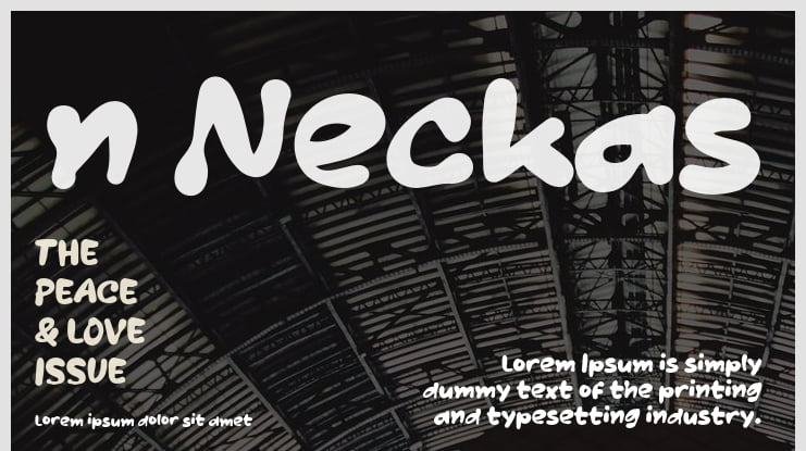 n Neckas Font