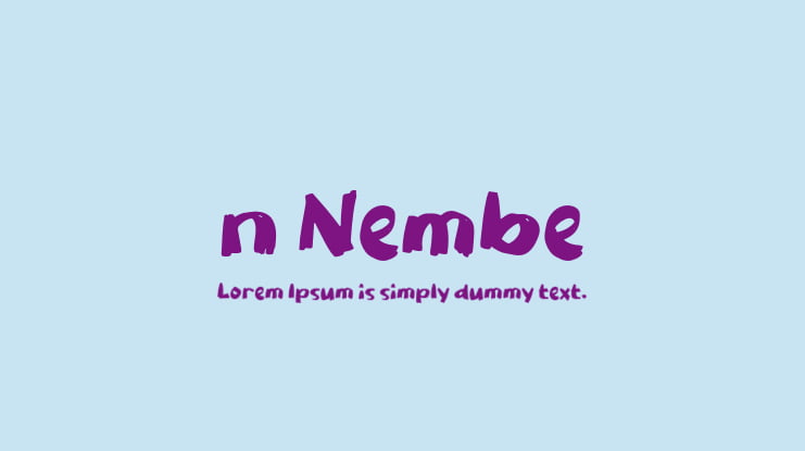 n Nembe Font