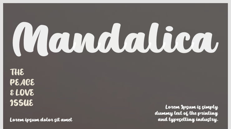 Mandalica Font