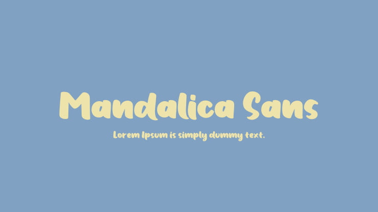 Mandalica Sans Font