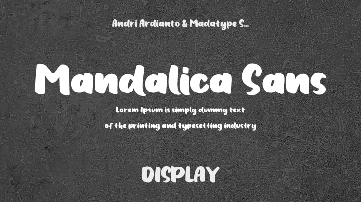 Mandalica Sans Font