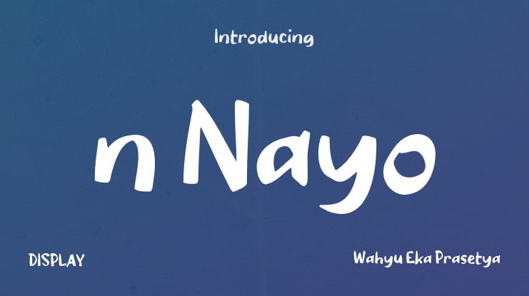 n Nayo Font