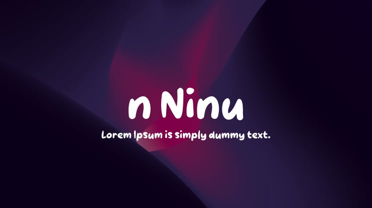 n Ninu Font