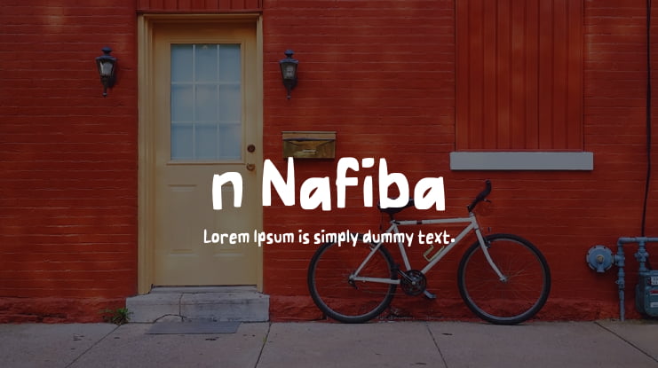 n Nafiba Font