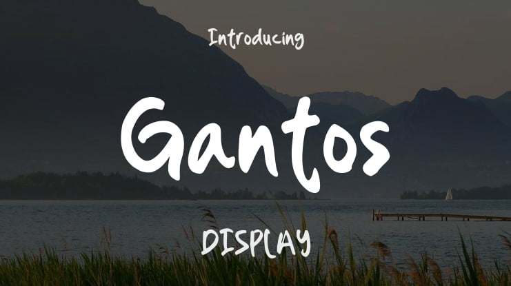 Gantos Font