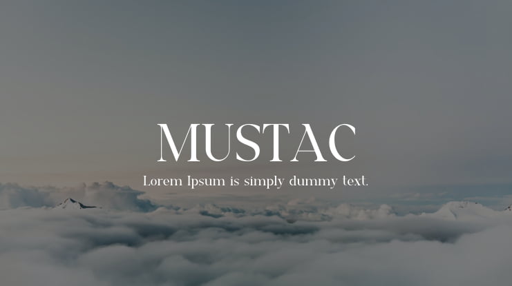 MUSTAC Font