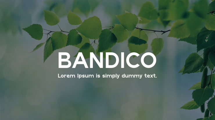 BANDICO Font Family