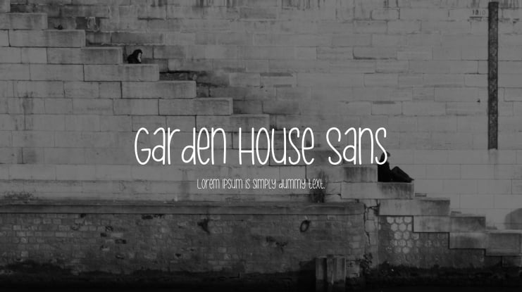 Garden House Sans Font