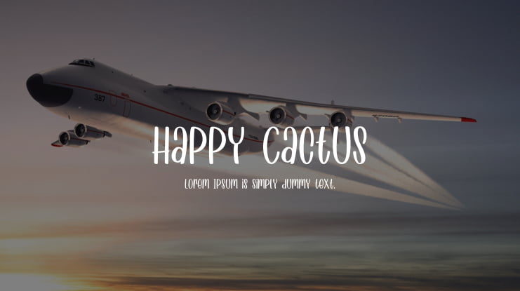 Happy Cactus Font