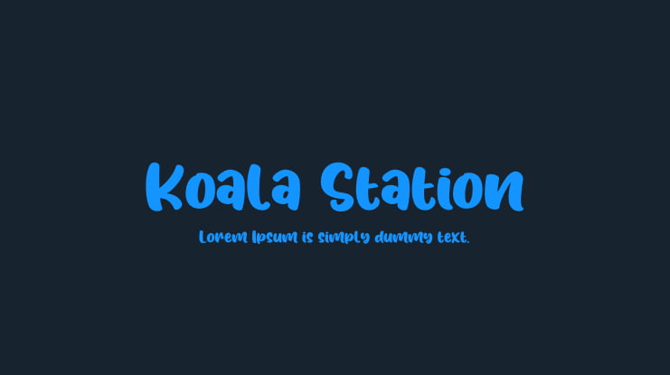 Koala Station Font