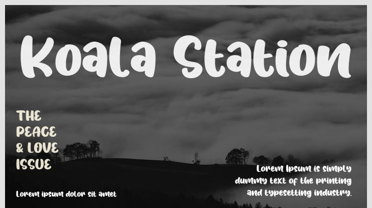 Koala Station Font