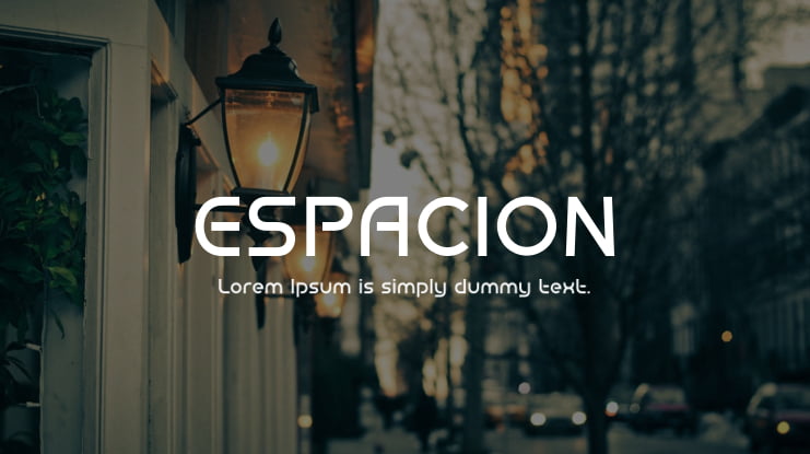 ESPACION Font