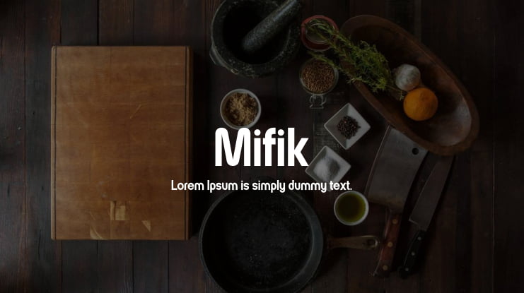 Mifik Font