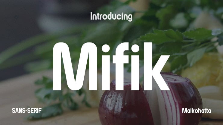 Mifik Font