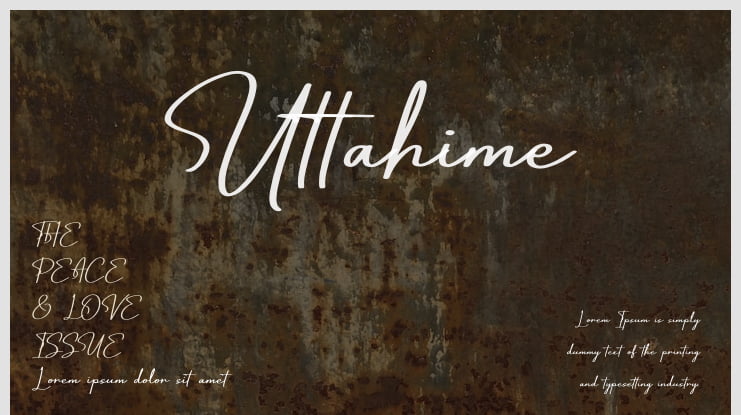 Uttahime Font