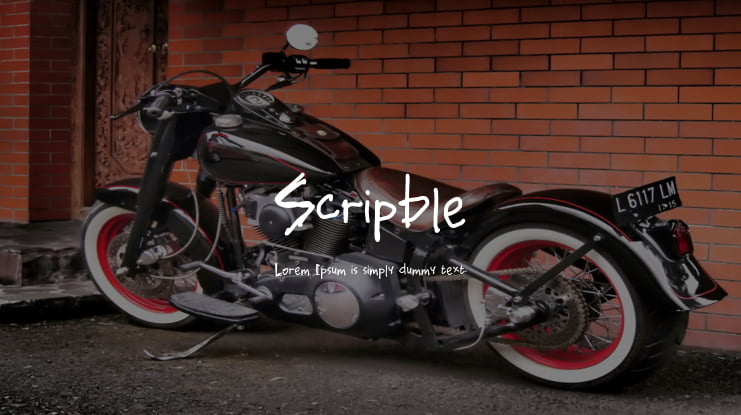 Scripble Font