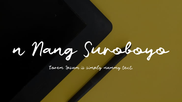 n Nang Suroboyo Font