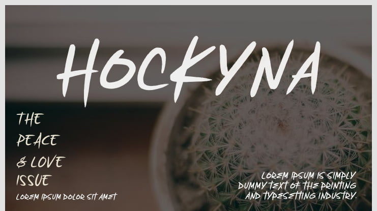 Hockyna Font