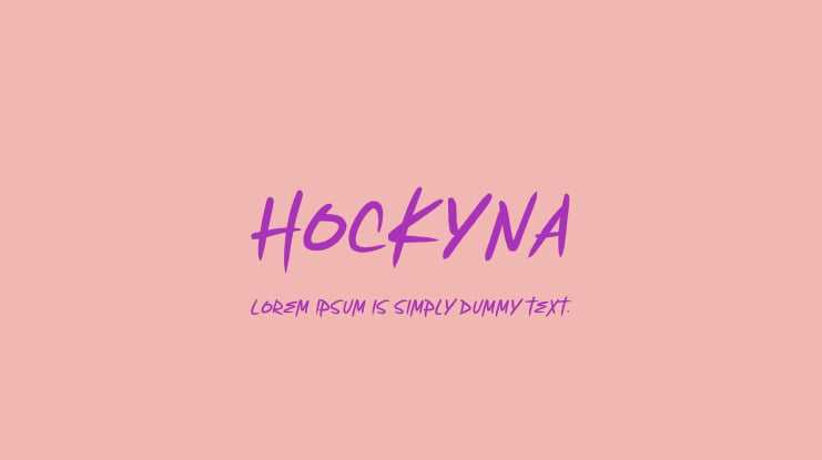 Hockyna Font