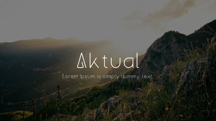 Aktual Font