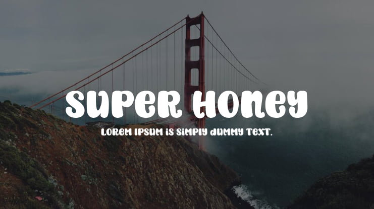 Super Honey Font