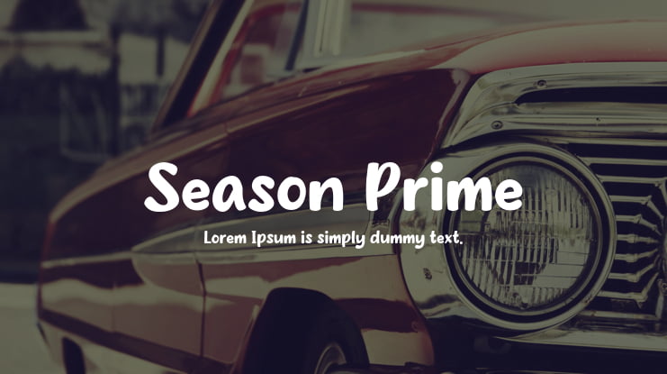 Season Prime Font