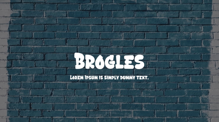 Brogles Font Family