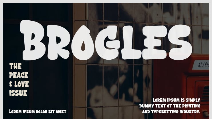 Brogles Font Family