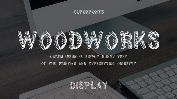 WoodWorks Font Family