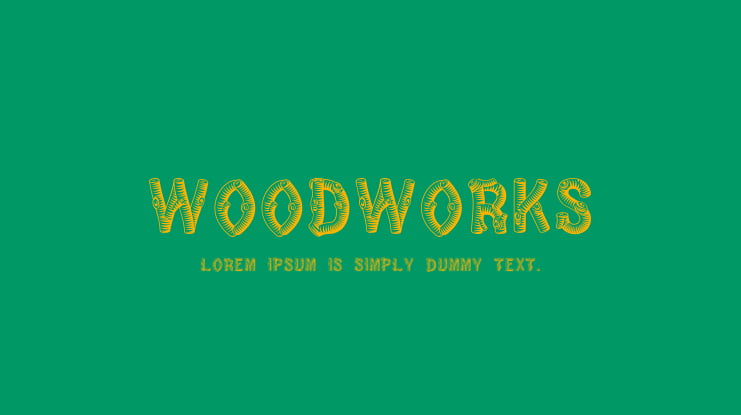 WoodWorks Font Family