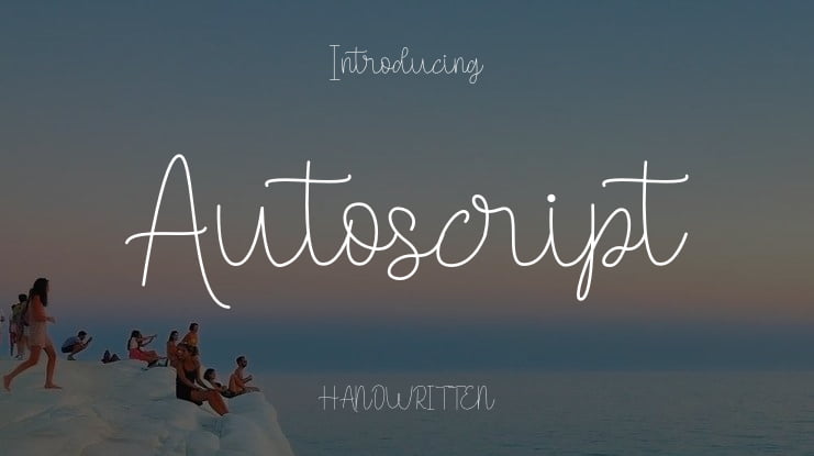 Autoscript Font