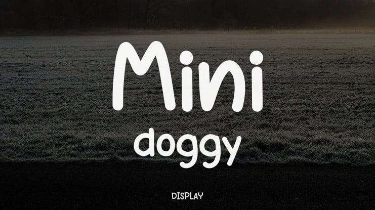 Mini doggy Font