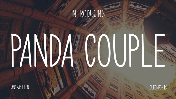 Panda Couple Font