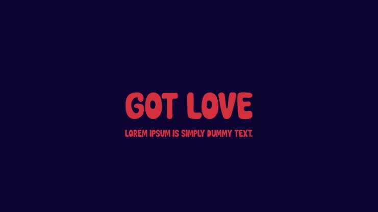 Got Love Font