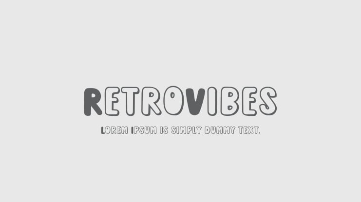 RetroVibes Font