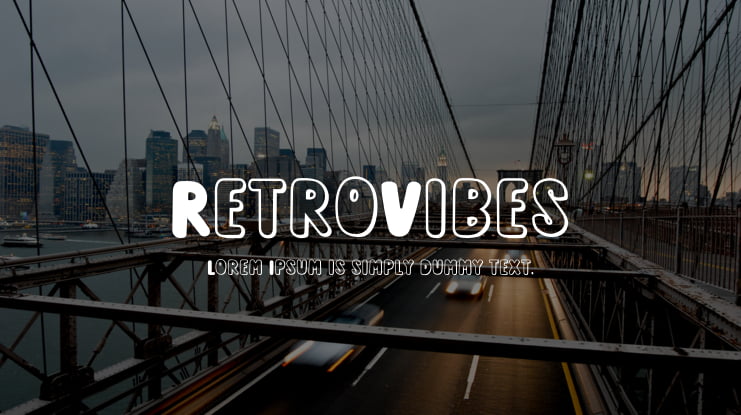 RetroVibes Font