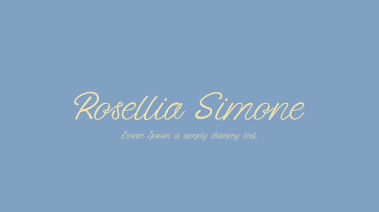 Rosellia Simone Font