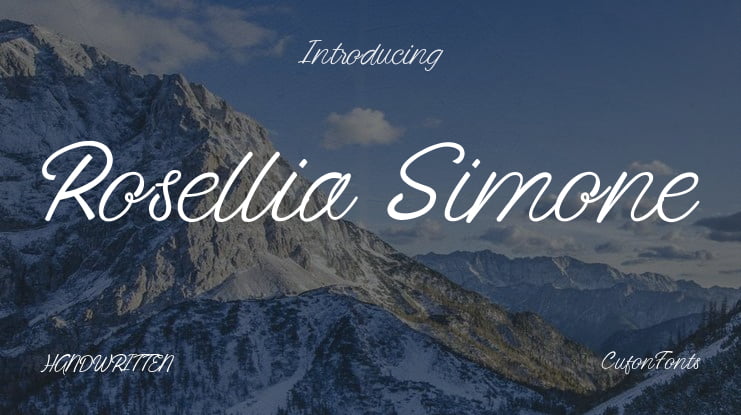 Rosellia Simone Font