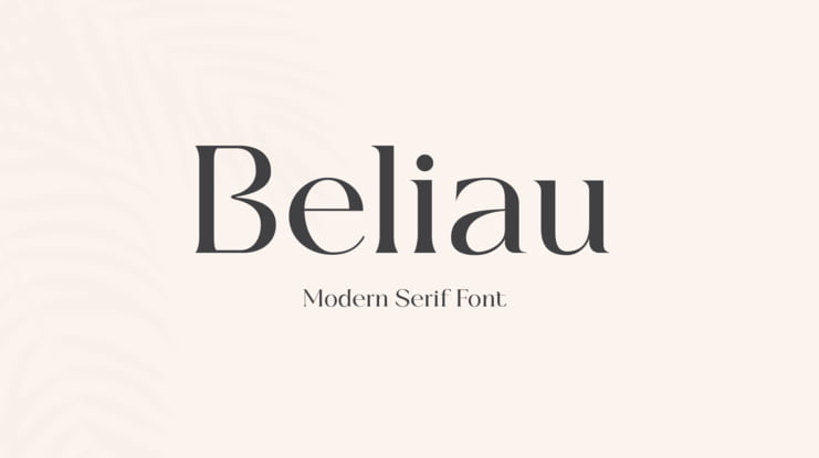 Beliau Font