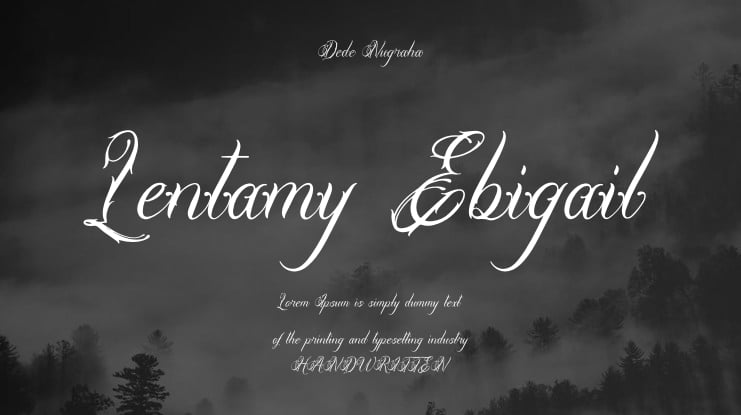 Lentamy Ebigail Font