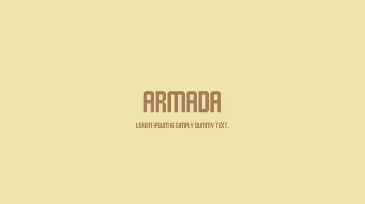 Armada Font Family