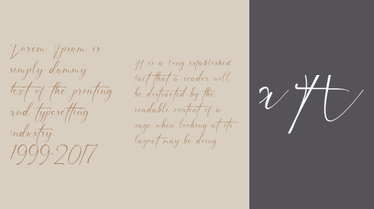 Inter Signature Font