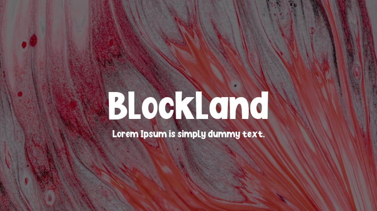 Blockland Font