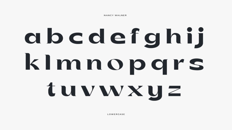 Nancy Walner  Font