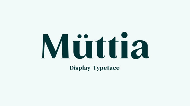 Muttia Font