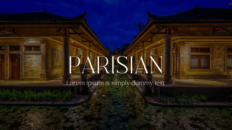 PARISIAN Font